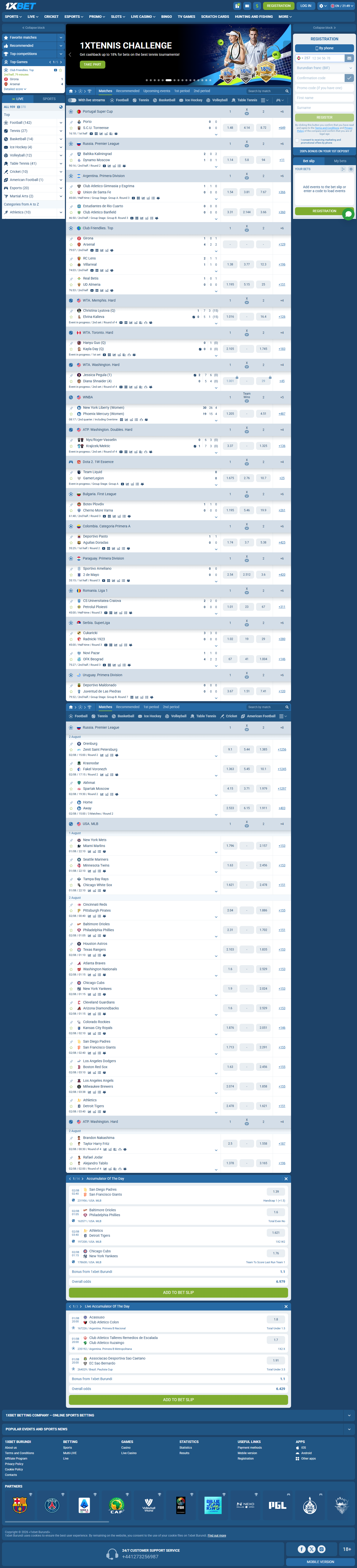 1xBet Burundi