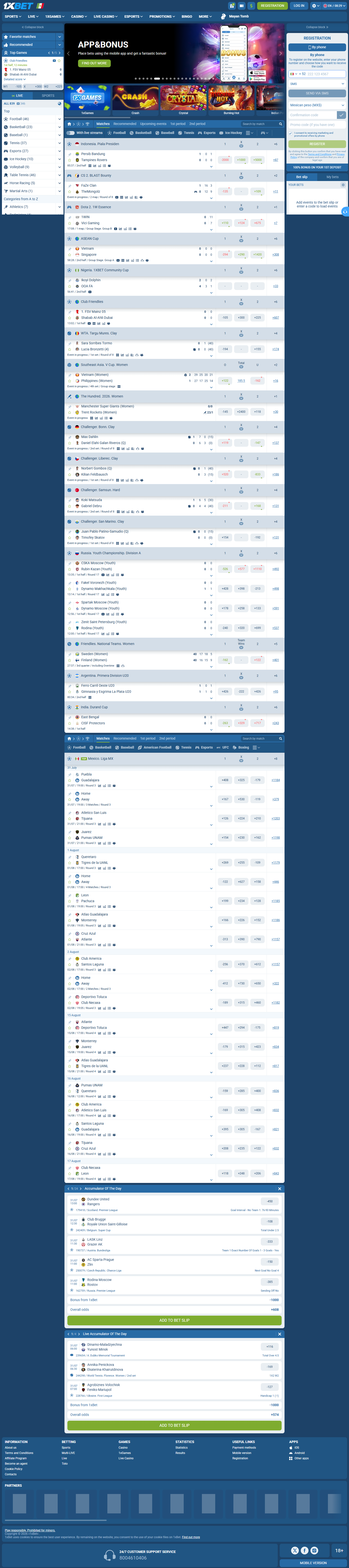 1xBet Mexico