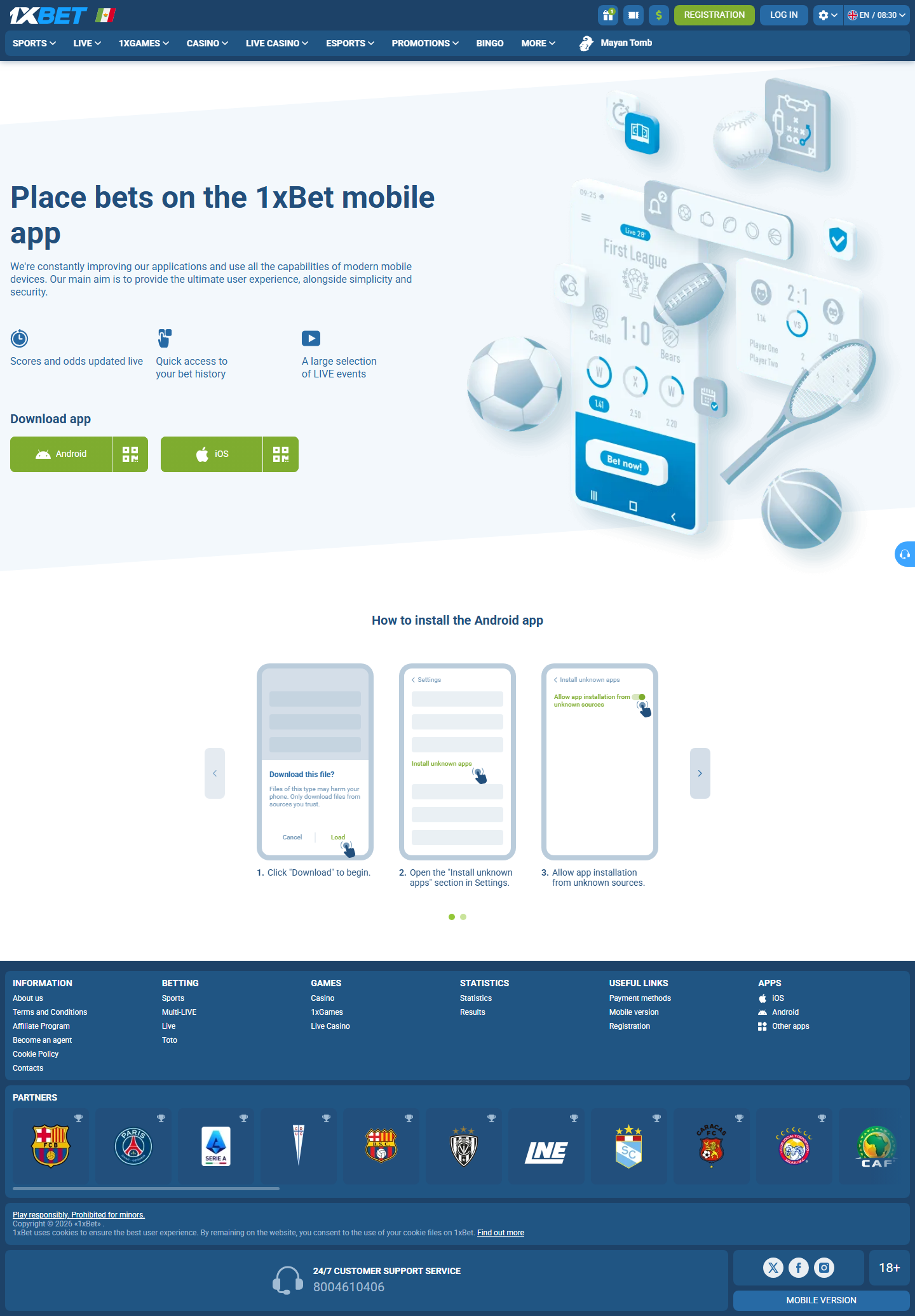 App móvil Mexico