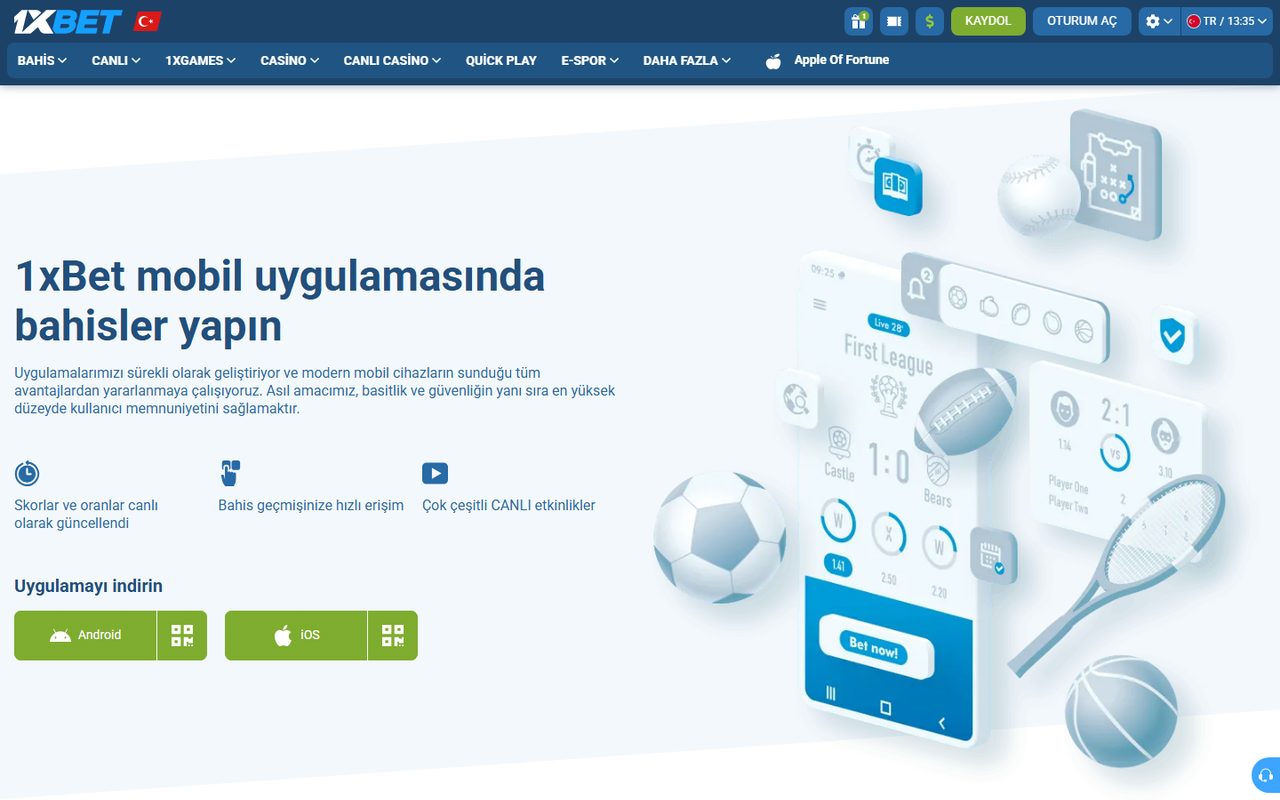 1xBet mobil / APK