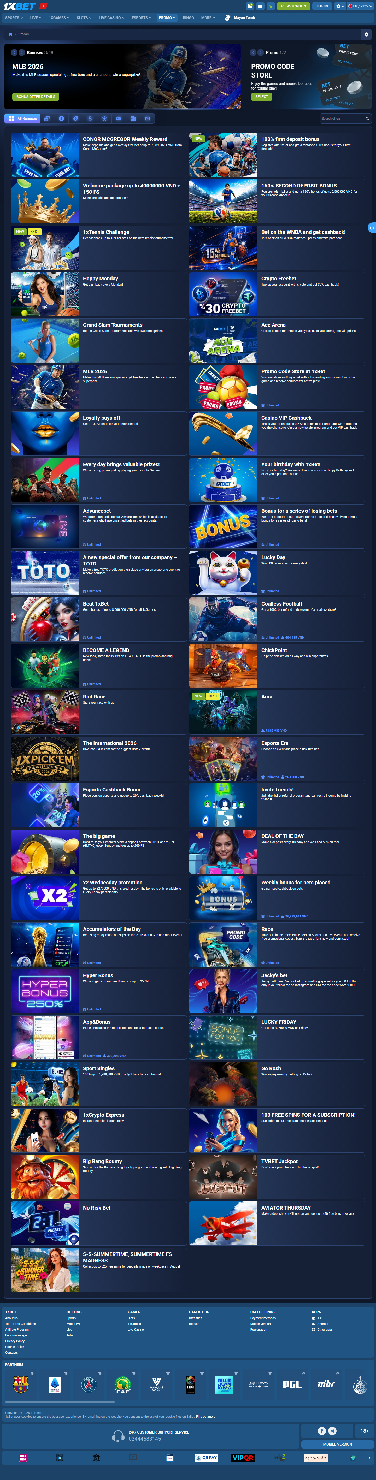 1xBet Vietnam