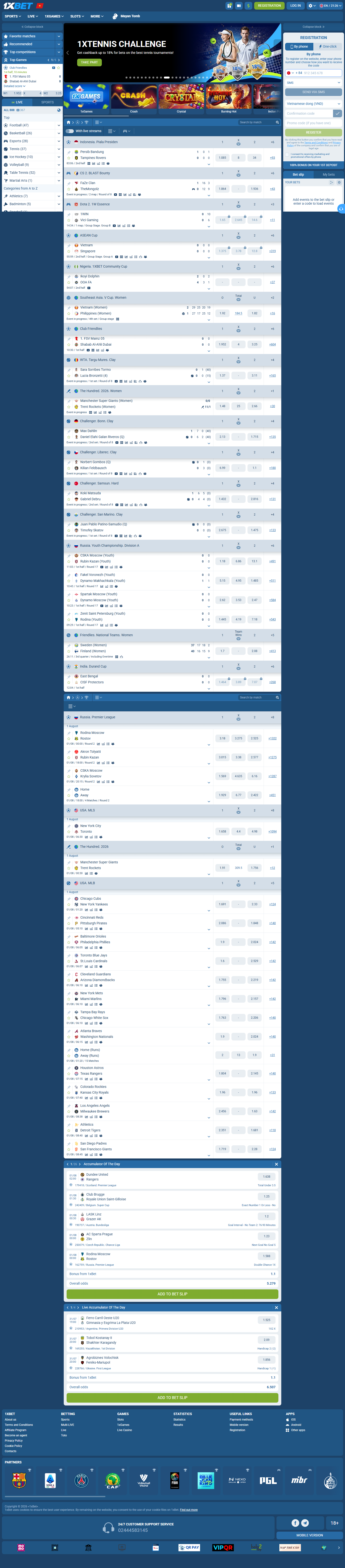 1xBet Vietnam